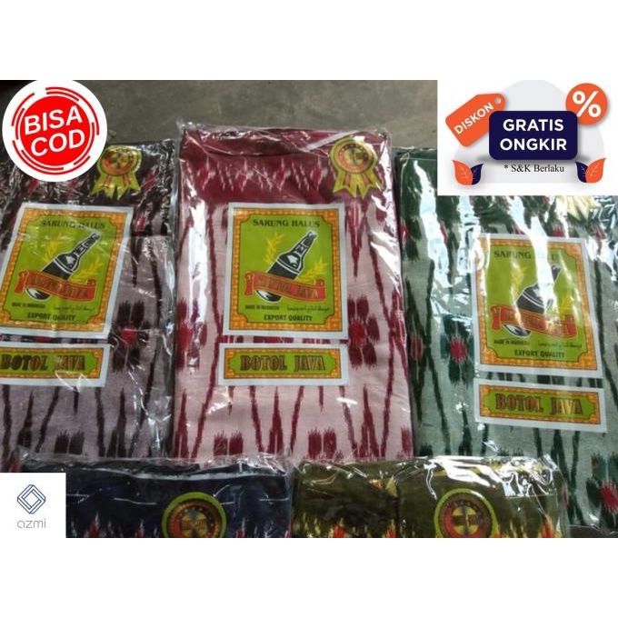Promo Sarung Goyor Cap Botol Java, Sarung Goyor Print Motif Goyor Boto