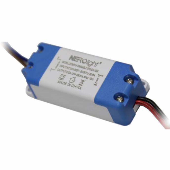 DIMMER LAMPU MR16 NERO TRAFO DIMMER HALOGEN MR16 DIMMABLE DRIVER 10W