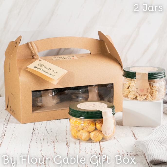 

ByFlour Gable Gift Box/Kue kering/Kue lebaran/Kue natal/Hampers