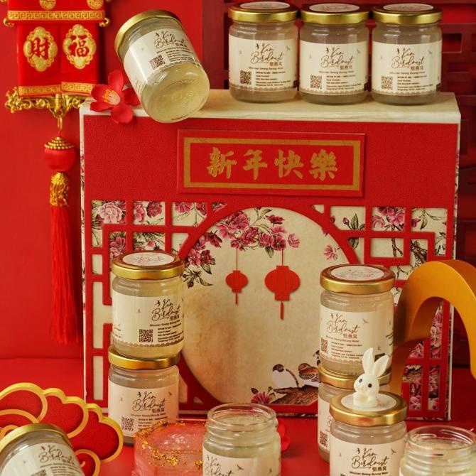 

Hampers imlek 2023 isi 12jar @100ml premium birdnest