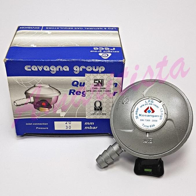 Regulator gas KOSANGAS kepala gas ITALIA quick on regulator SNI