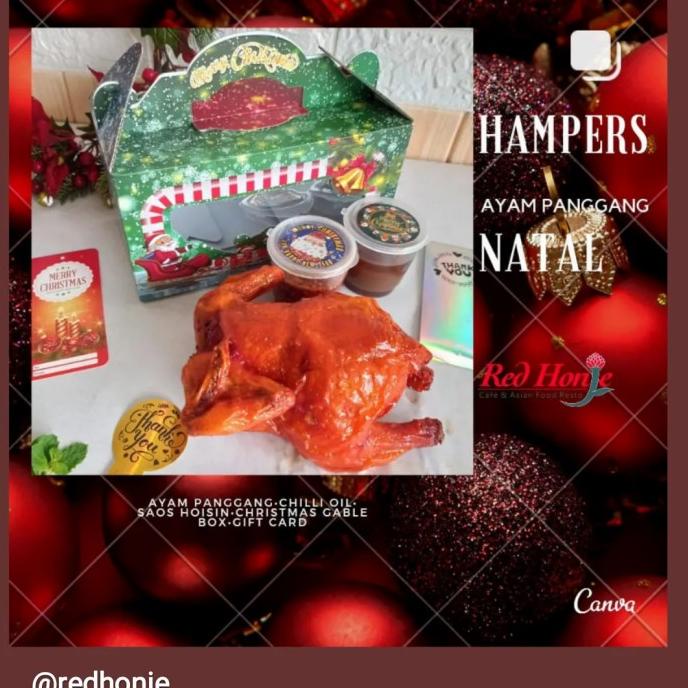 

hampers natal/ayam panggang/redhonje