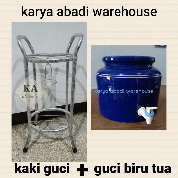 Guci Air / Guci Keramik / Guci Galon + Kaki Guci Bulat (Gojek/Grab)