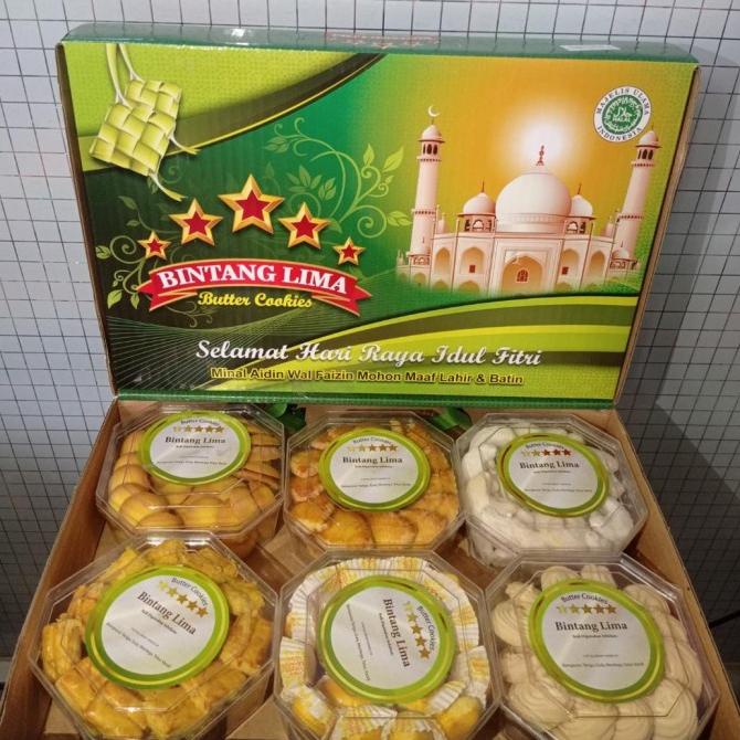 

Kue Paket Lebaran Bintang Lima - Kue Paket, Kue Kering