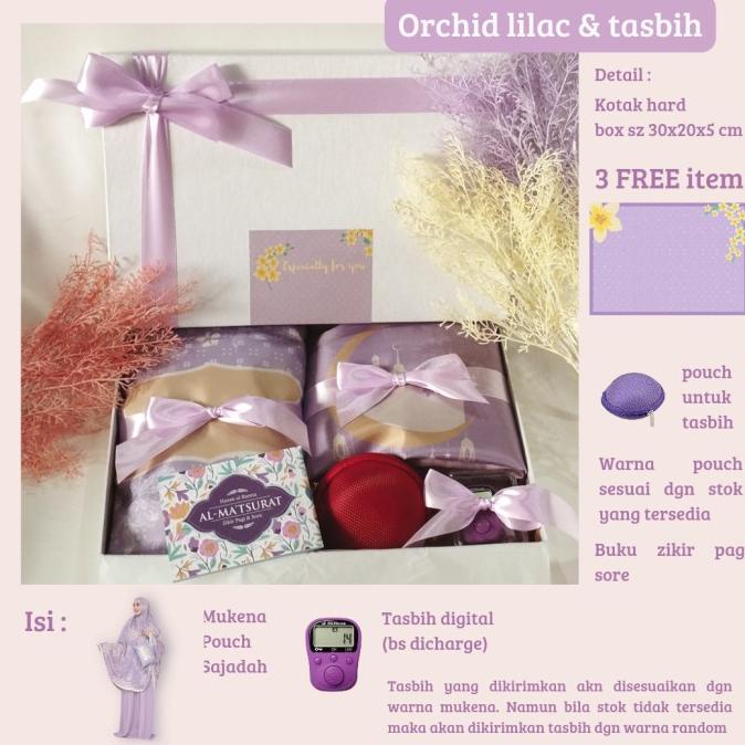 FULL SET SAJADAH ORCHID MUKENA FAHIJABLOVE | MUKENA TRAVELING