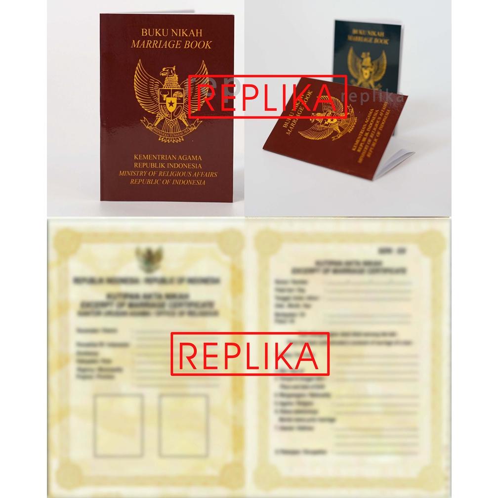 

Best - Replika Buku nikah mark 2 untuk fotografer wedding