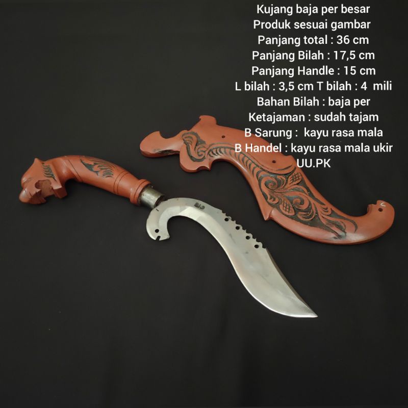 kujang baja per besar