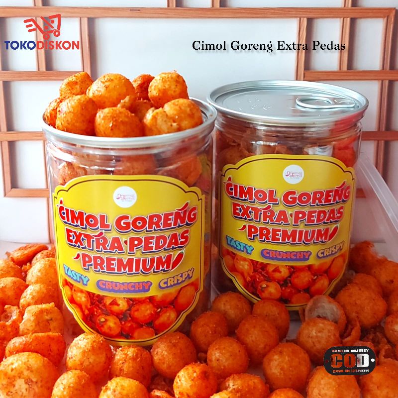 

Can Cimol Goreng Extra Pedas Kerupuk Pilus Kualitas Premium