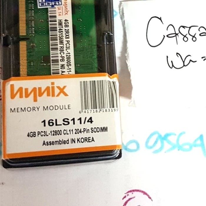 Terlaris Sodim Ddr3 4Gb Hynix / Memory Laptop Ddr3 4Gb Pc 12800 Hynix