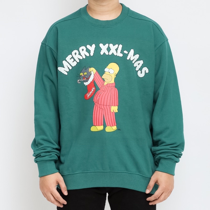 Adlv Simpsons Crewneck Green