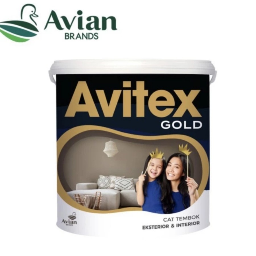 Cat Tembok Interior Exterior Avitex Gold 25Kg SW Super White (Cargo)