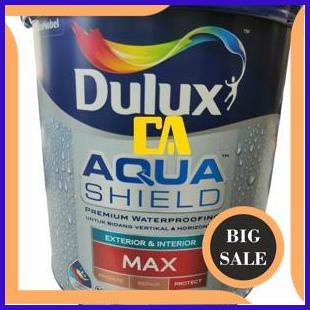 DULUX AQUASHIELD MAX WATERPROOFING EXTERIOR DAN INTERIOR 4KG limited stock 54PR23