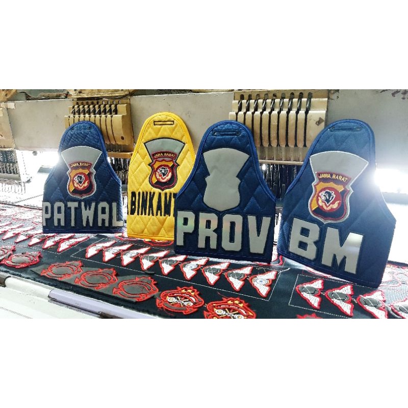 Banlengan bhabinkamtibmas + Banlengan pjr + Ban lengan prov + Banlengan polri + Ban lengan Bhabinkam