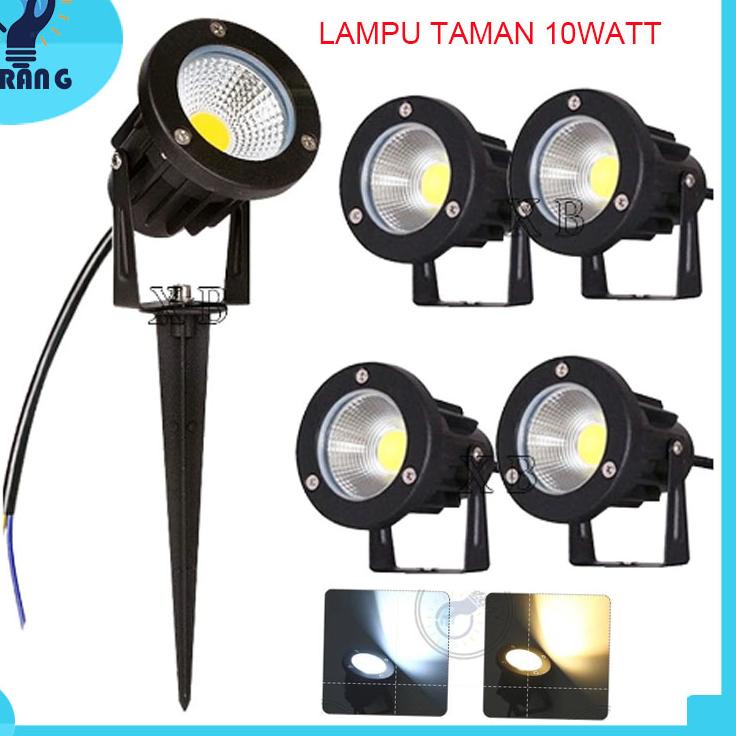Get Sale LAMPU TAMAN LED / 10 WATT COB TANCAP / SOROT TAMAN / LUKISAN / DEKORASI TAMAN 10WATT /