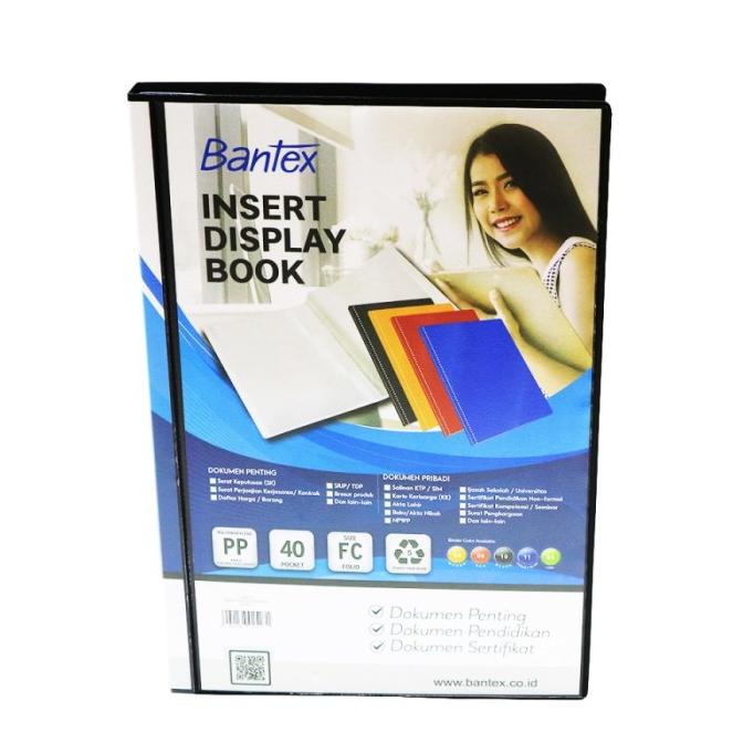 

DOKUMEN KEEPER | CLEAR HOLDER BANTEX F4 ISI 40 POKET 3185-10 BLACK