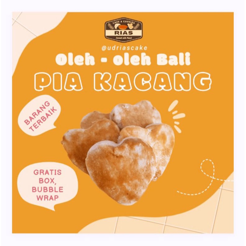 

OLEH-OLEH BALI KUE RIAS PIA KACANG BOX ISI 10 & 18