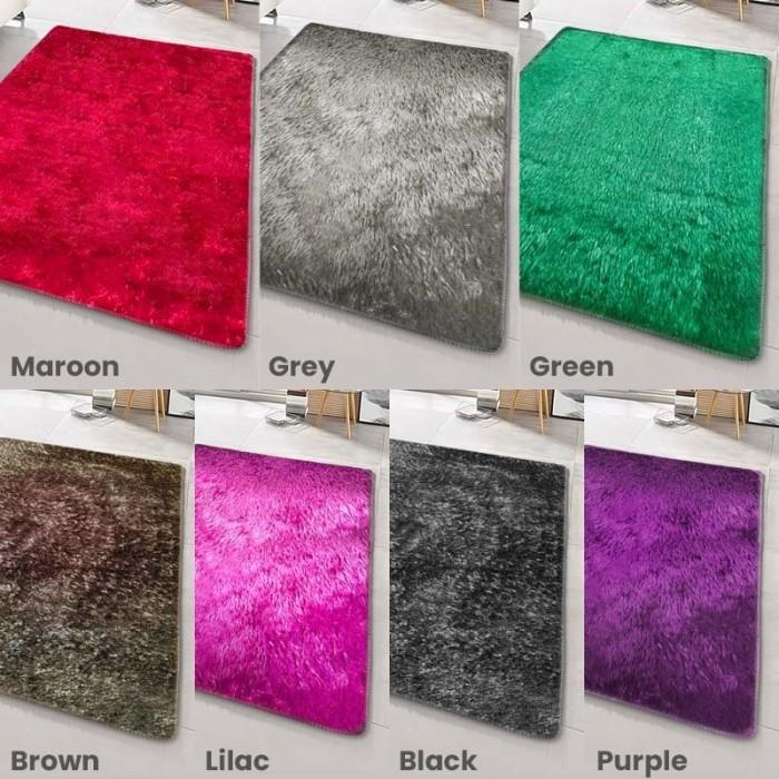 Terlaris [Dluxe Carpet] Karpet Rasfur Busa Malaysia Uk 90X150, 120X180, 180X200