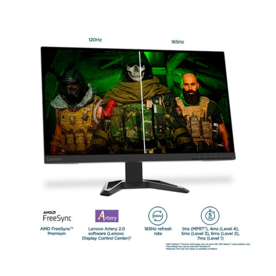 Monitor LED Lenovo G27q-30 27&quot; 2K 1440p VA 165Hz HDMI DP Speaker