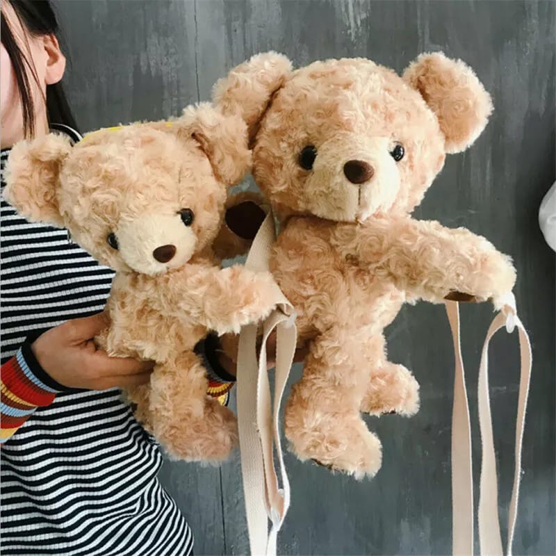 OLSHOP Tas Selempang BERUANG merangkul /tas boneka /tas bulu /tas selempang mini /Tas Selempang Bulu