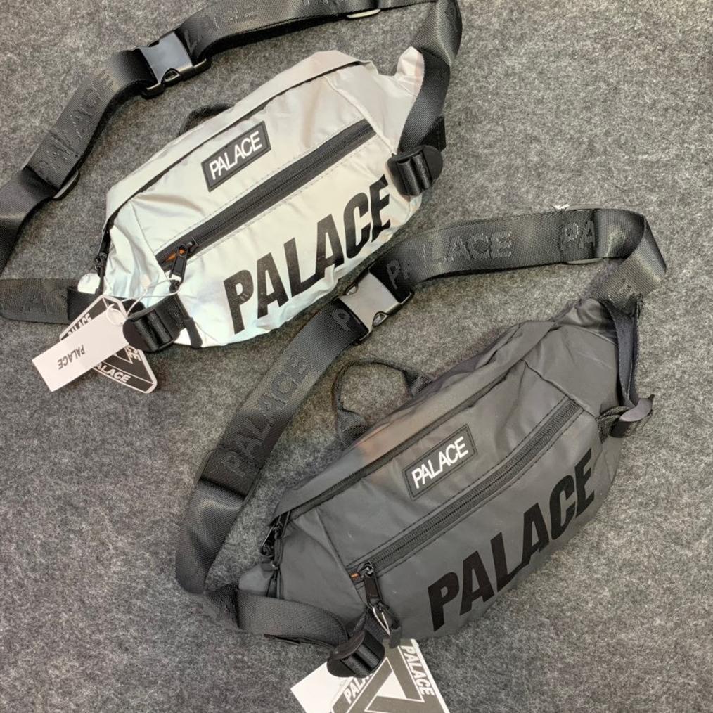 JNE & JNT - WAISTBAG PRIA PALACE REFLEKTIVE / IMPORT / TAS DADA / TAS / TERBAIK / GROSIR