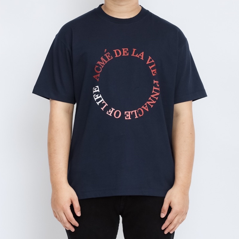 ADLV. Circle Logo Navy Tee