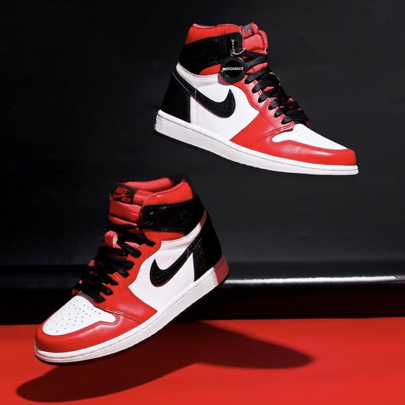 Air Jordan 1 High Satin Snake