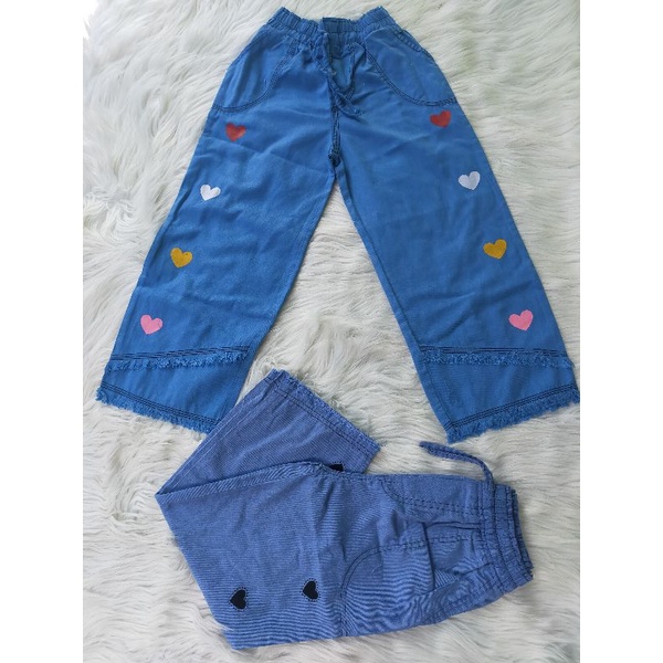 KULOT RAWIS ANAK 3-14 TAHUN CELANA JEANS ANAK PEREMPUAN CLANA PANJANG ANAK FASHION ANAK