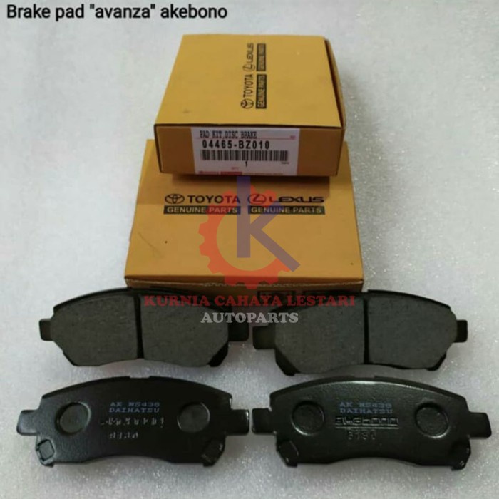 KCLA BRAKE PAD - KAMPAS PRODO REM DEPAN AVANZA AKEBONO