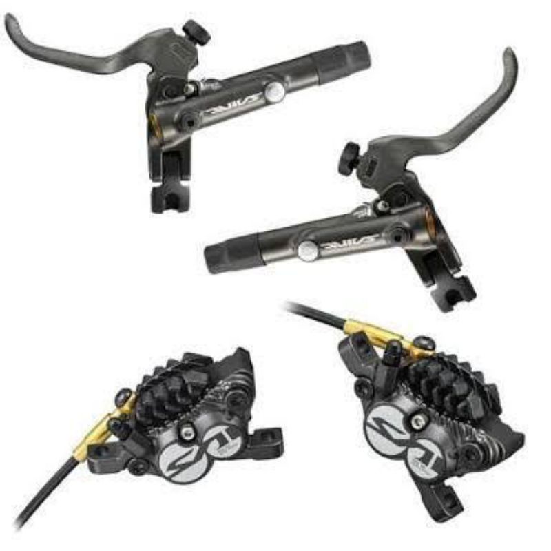 Brakeset Shimano Saint 4 piston