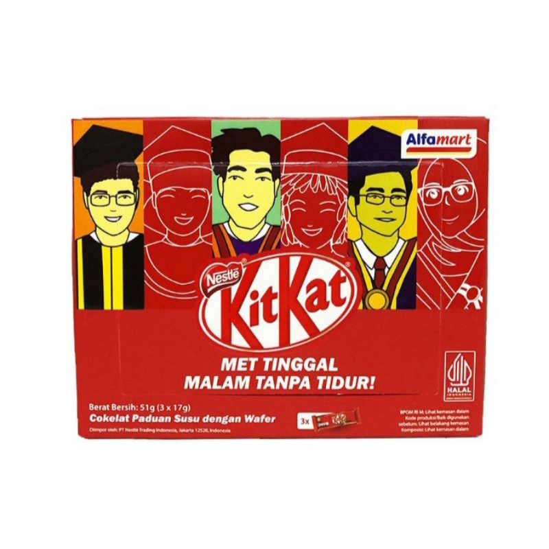 

KitKat Graduation Cokelat Wafer 3 x 17 g