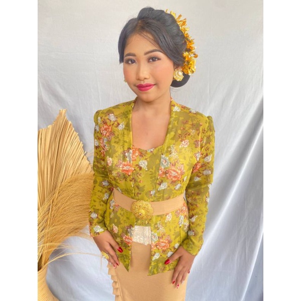 Kebaya Bali By Ani Kebaya Kutubaru Sifon Bunga