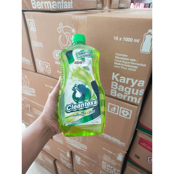 Clean texs pembersih kamar mandi dan lantai
