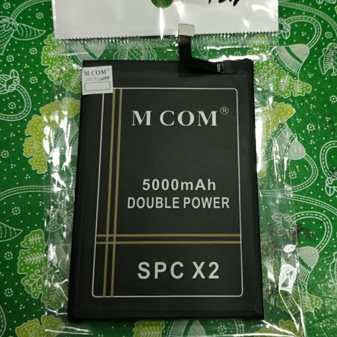 baterai SPC X2 double power battery battle batt batre mantap