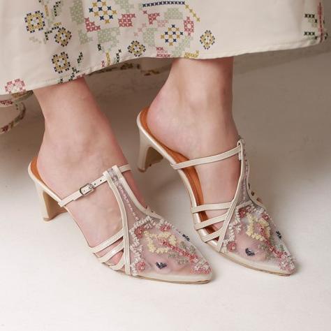 Promo VAIA X Aleza Sepatu Heels Wanita Kalluna 7 CM