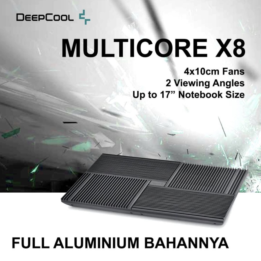 Deepcool X8 Multi Core - Notebook Cooler Cooling Pad Laptop Deep cool