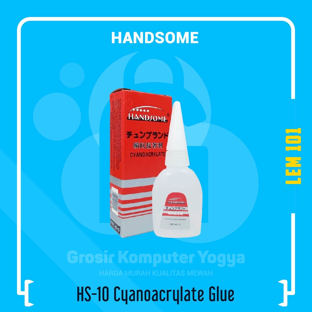 

HANDSOME HS-10 Cyanoacrylate Glue Lem Tetes Korea