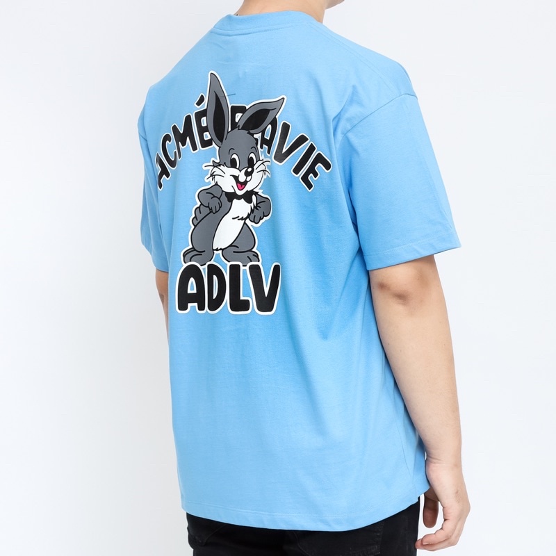 ADLV. Cartoon Rabbit Blue Tee