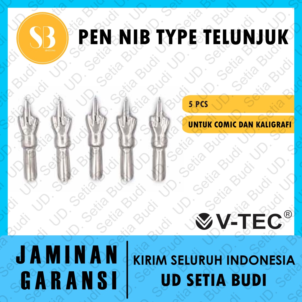 V-TEC Calligraphy Pen Nib Type Telunjuk