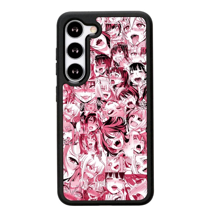 Casing Case Samsung Galaxy S23 S22 S21 S20 Plus Ultra FE 5G Ahegao Pink DF340