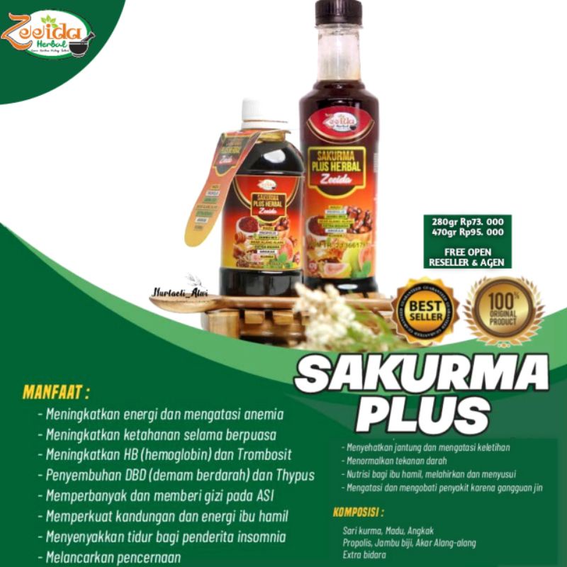 

SARIKURMA BPOM HERBAL AMPUH SAKURMA ANGKAK ZEEIDA HERBAL ANEMIA DBD