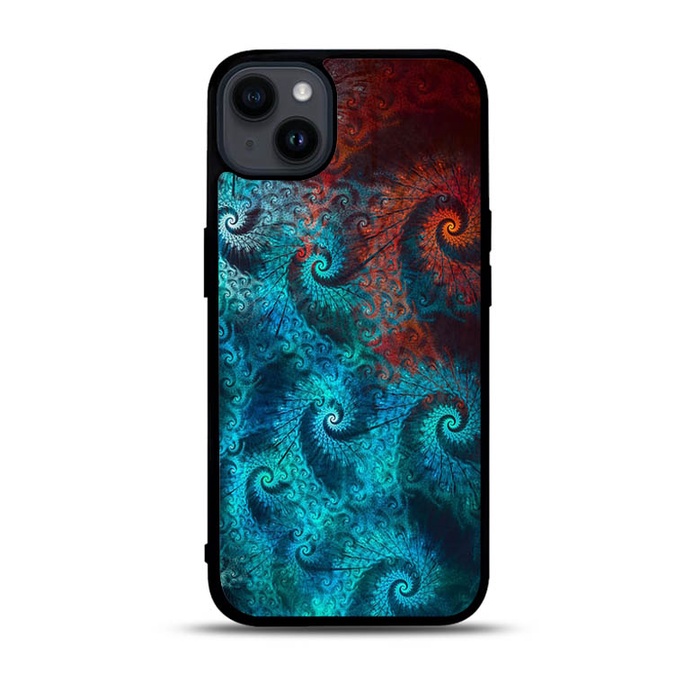 Casing Case iPhone 14 13 12 11 Pro Max Mini Spiral Abstract DF268