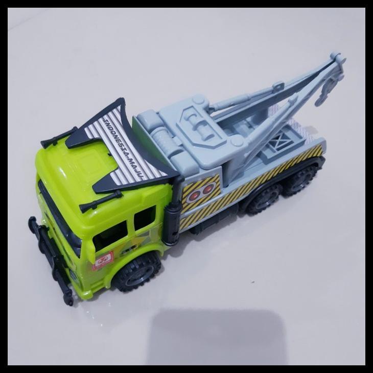 Mainan Truk Derek - Miniatur Mobil Truck Towing Anak Laki Cowok
