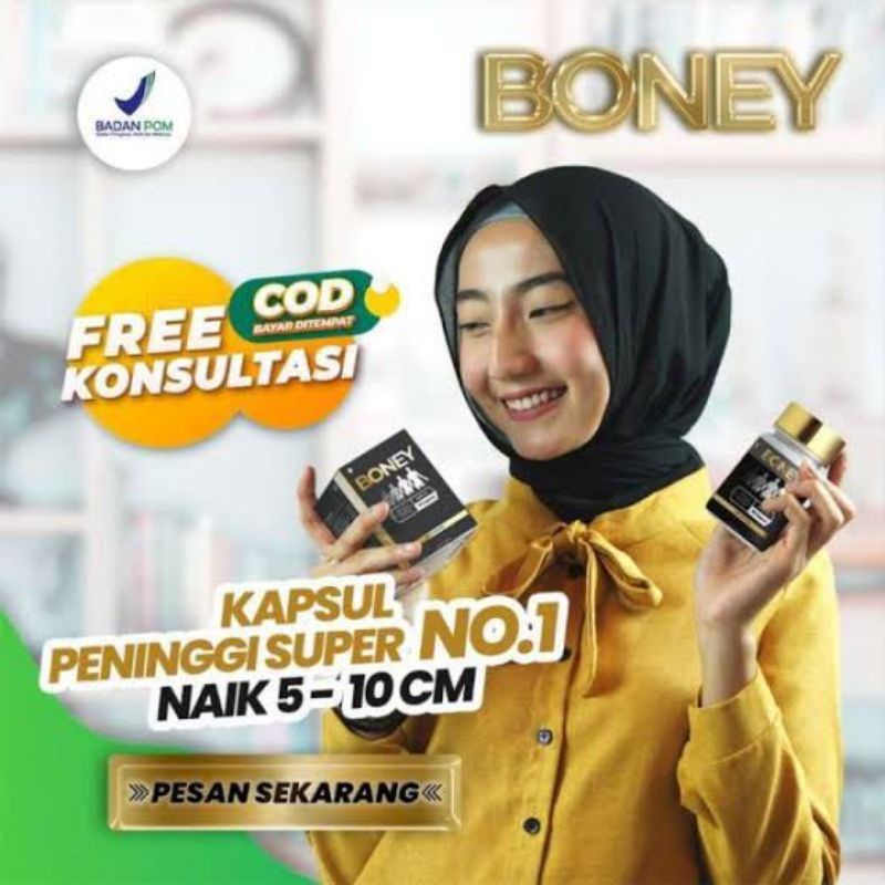 [TERLARIS] BONEY PENINGGI BADAN / KAPSUL PENINGGI BADAN