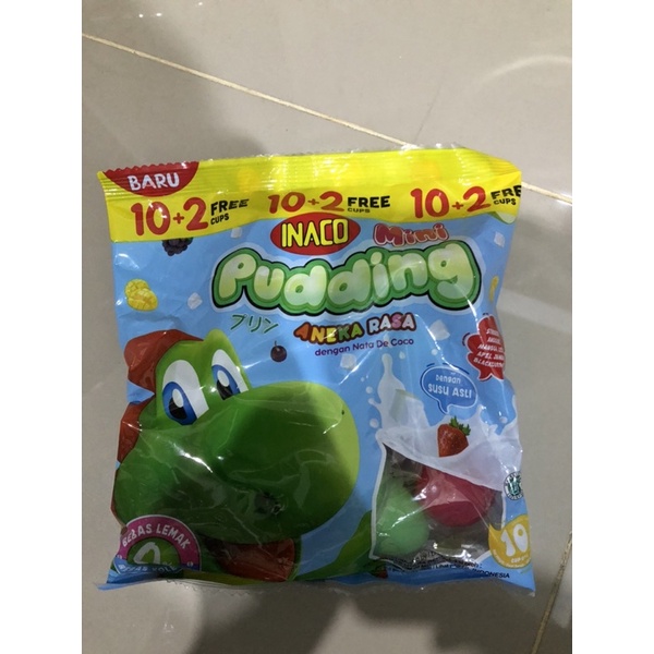 

Inaco Mini Pudding Aneka Rasa dengan Nata De Coco Isi 10+2