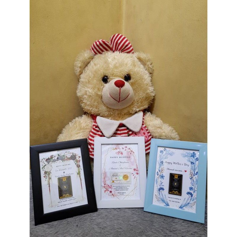 Wedding Birthday Graduation Gift Mini Gold Frame