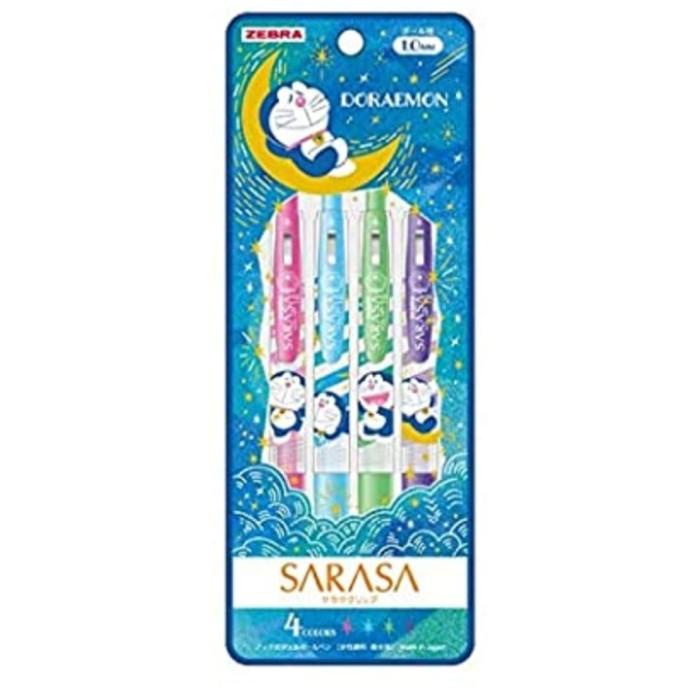 

Sarasa Doraemon Metallic Series 0.5 Limited Edition Set B (4 Pens)