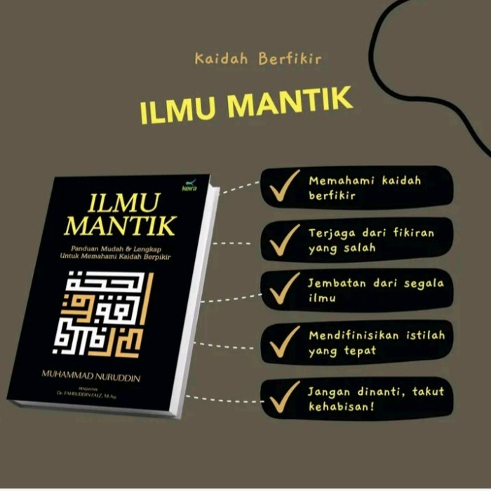buku ilmu mantik original hard cover