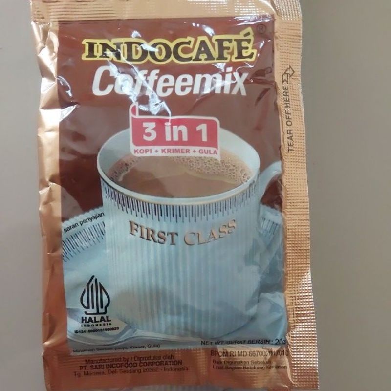 

Kopi Indocafe coffemix sachet ecer