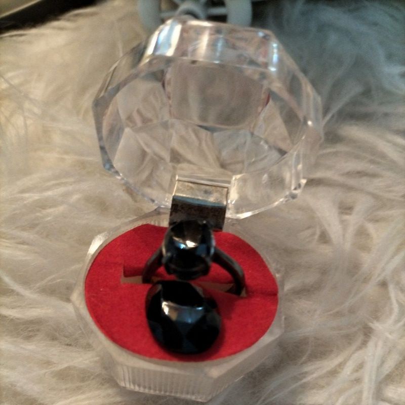 batu permata meteor hitam asli