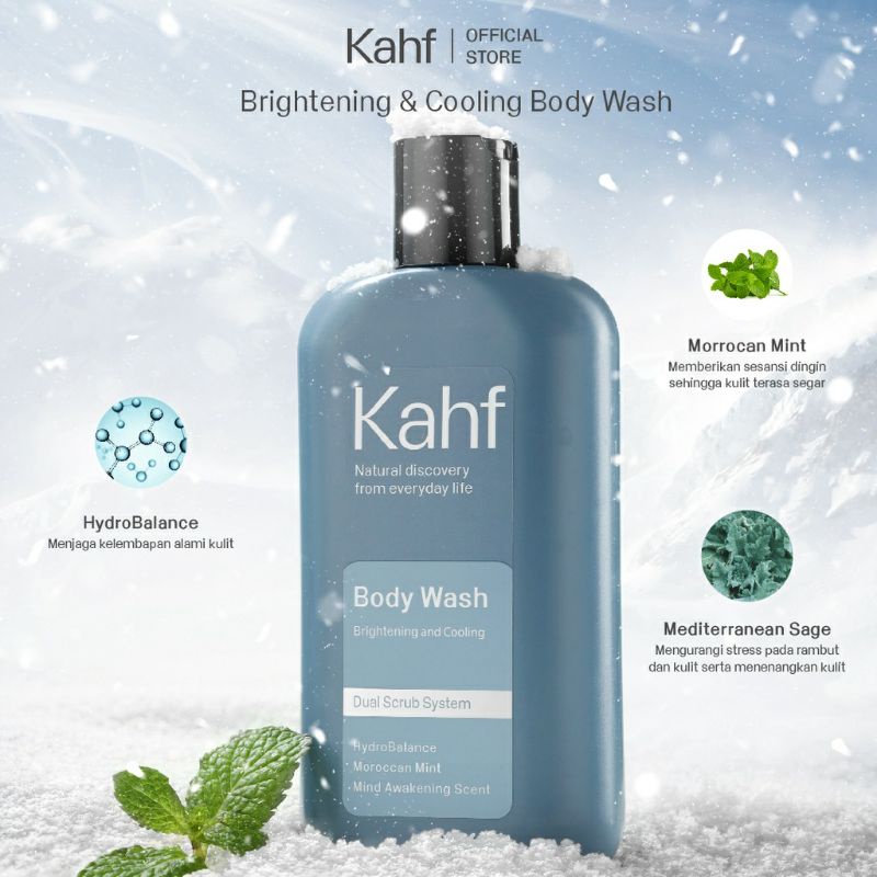 KAHF BRIGHTENING &amp; ACNE BODY WASH